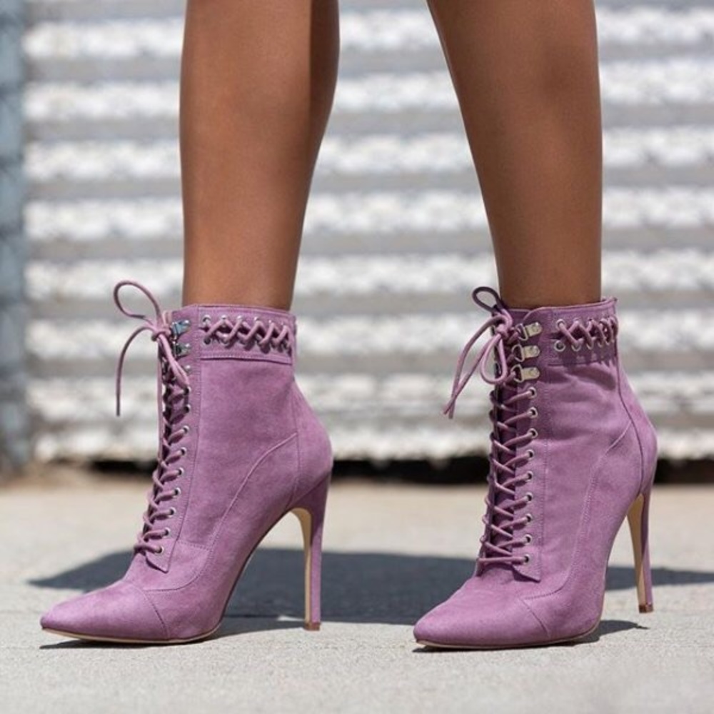 Nuevos💖 Botines, Dusty Orchid sz 5.5